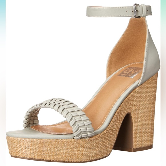 DV Dolce Vita Women's Coda Heeled Sandal in Sage - Picture 2 of 5